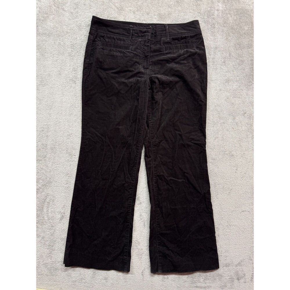 Tommy Hilfiger Corduroy Pants Womens Size‎ 10 Black Loose Fitting